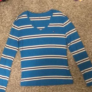 Blue striped Tommy Hilfiger shirt
